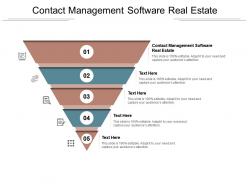 Contact management software real estate ppt powerpoint presentation pictures good cpb