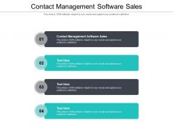 Contact management software sales ppt powerpoint presentation layouts rules cpb