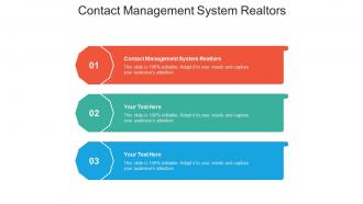 Contact management system realtors ppt powerpoint presentation infographics layouts cpb