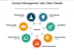 Contact Management With Client Details