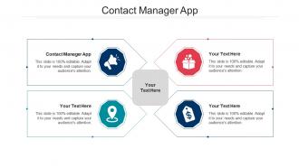 Contact manager app ppt powerpoint presentation icon visuals cpb
