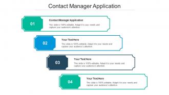 Contact manager application ppt powerpoint presentation icon skills cpb