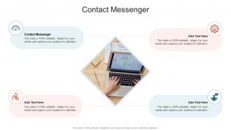 Contact Messenger In Powerpoint And Google Slides Cpb