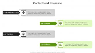Contact Next Insurance In Powerpoint And Google Slides Cpb