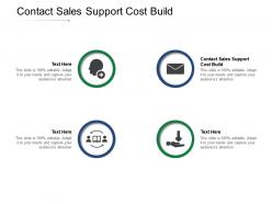 Contact sales support cost build ppt powerpoint presentation styles clipart cpb