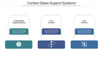 Contact sales support systems ppt powerpoint presentation infographic template introduction cpb