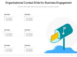 Contact slide communication channels organizational client business associates