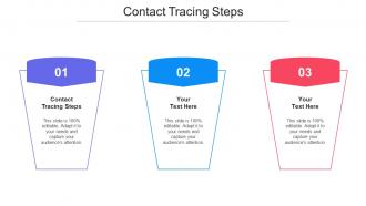 Contact Tracing Steps Ppt Powerpoint Presentation Infographic Template Cpb