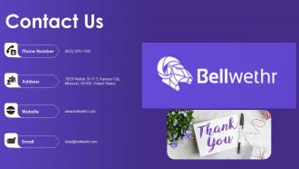 Contact Us Bellwethr Investor Funding Elevator Pitch Deck