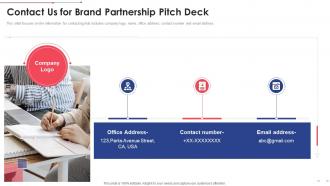 Contact Us For Brand Partnership Pitch Deck