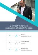 Contact Us For Civil Engineering Project Proposal One Pager Sample Example Document
