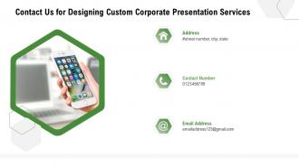 Contact us for designing custom corporate presentation services