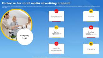 Contact Us For Social Media Advertising Proposal