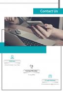 Contact Us Freelance Copywriting Proposal One Pager Sample Example Document