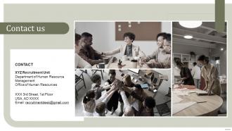 Contact Us Internal Talent Acquisition Handbook Ppt Slides Background Images