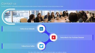 Contact Us Linkedin Company Profile Ppt Slides Guidelines
