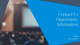 Contact Us Opportunity Information PPT Guidelines AT