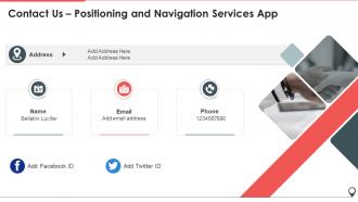 Contact Us Positioning And Navigation Services App