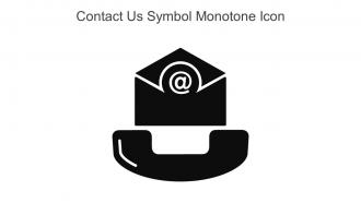 Contact Us Symbol Monotone Icon In Powerpoint Pptx Png And Editable Eps Format