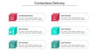 Contactless Delivery Ppt Powerpoint Presentation Layouts Slide Portrait Cpb
