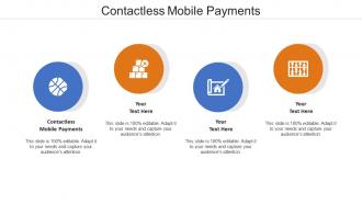 Contactless mobile payments ppt powerpoint presentation outline clipart cpb