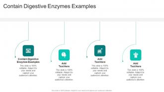 Contain Digestive Enzymes Examples In Powerpoint And Google Slides Cpb