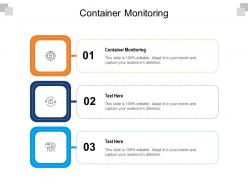 Container monitoring ppt powerpoint presentation pictures backgrounds cpb