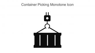 Container Picking Monotone Icon In Powerpoint Pptx Png And Editable Eps Format
