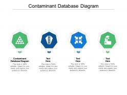 Contaminant database diagram ppt powerpoint presentation summary icons cpb