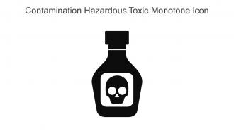 Contamination Hazardous Toxic Monotone Icon In Powerpoint Pptx Png And Editable Eps Format