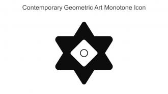 Contemporary Geometric Art Monotone Icon In Powerpoint Pptx Png And Editable Eps Format