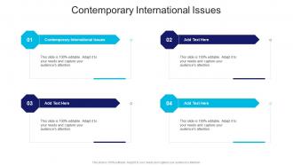 Contemporary International Issues In Powerpoint And Google Slides Cpb