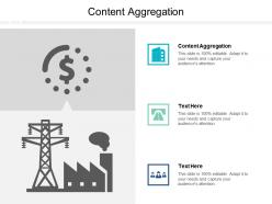 Content aggregation ppt powerpoint presentation slides cpb