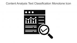 Content Analysis Text Classification Monotone Icon In Powerpoint Pptx Png And Editable Eps Format