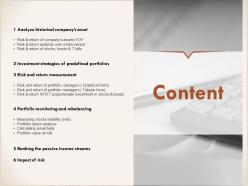 Content analyze i308 ppt powerpoint presentation icon infographics