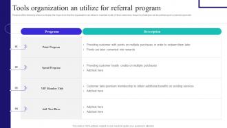 Content And Inbound Marketing Strategy Tools Organization An Utilize For Referral Program