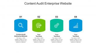 Content audit enterprise website ppt powerpoint presentation outline background cpb