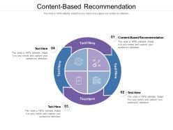 Content based recommendation ppt powerpoint presentation summary images cpb