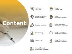 Content benchmarking i289 ppt powerpoint presentation summary layout ideas