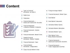 Content bond market j199 ppt powerpoint presentation file layouts