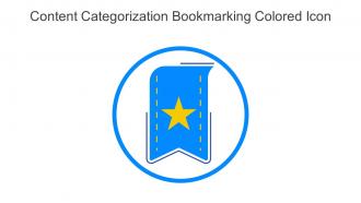 Content Categorization Bookmarking Colored Icon In Powerpoint Pptx Png And Editable Eps Format