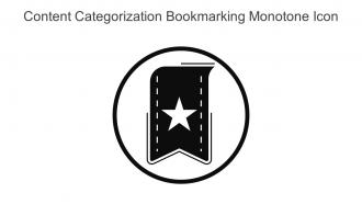 Content Categorization Bookmarking Monotone Icon In Powerpoint Pptx Png And Editable Eps Format