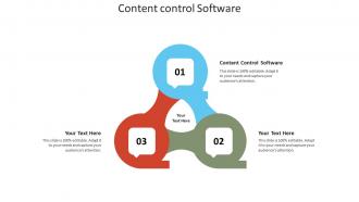 Content control software ppt powerpoint presentation slides styles cpb