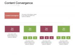 Content convergence ppt powerpoint presentation layouts example cpb