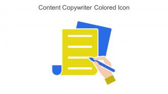 Content Copywriter Colored Icon In Powerpoint Pptx Png And Editable Eps Format