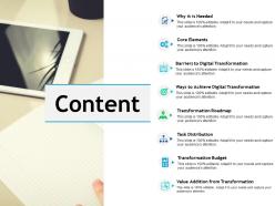 Content Core Elements I8 Ppt Powerpoint Presentation Diagram Templates