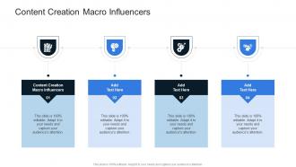 Content Creation Macro Influencers In Powerpoint And Google Slides Cpb