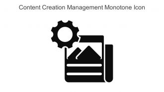Content Creation Management Monotone Icon In Powerpoint Pptx Png And Editable Eps Format