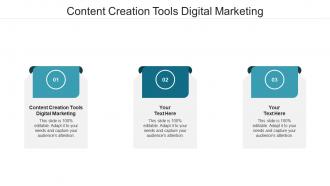 Content creation tools digital marketing ppt powerpoint presentation portfolio templates cpb