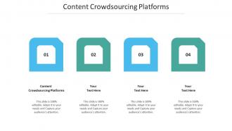 Content crosourcing platforms ppt powerpoint presentation model design ideas cpb